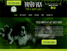 Tablet Screenshot of hauntedvegastours.com